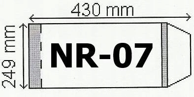 Okładka na podr B5 regulowana nr 7 (25szt) NARNIA