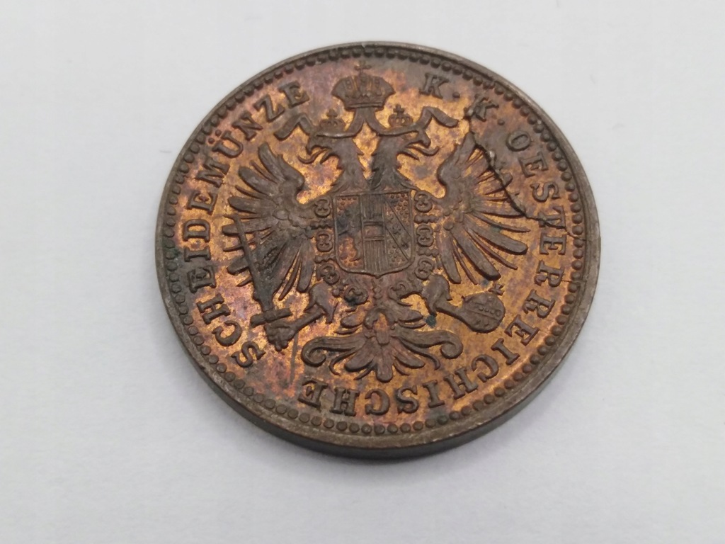 Moneta 1 kreuzer 1885 Austria
