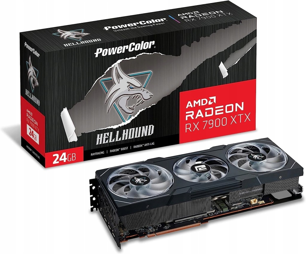 Karta Graficzna PowerColor Radeon RX 7900 XTX Hellhound 24GB GDDR6 RDNA 3