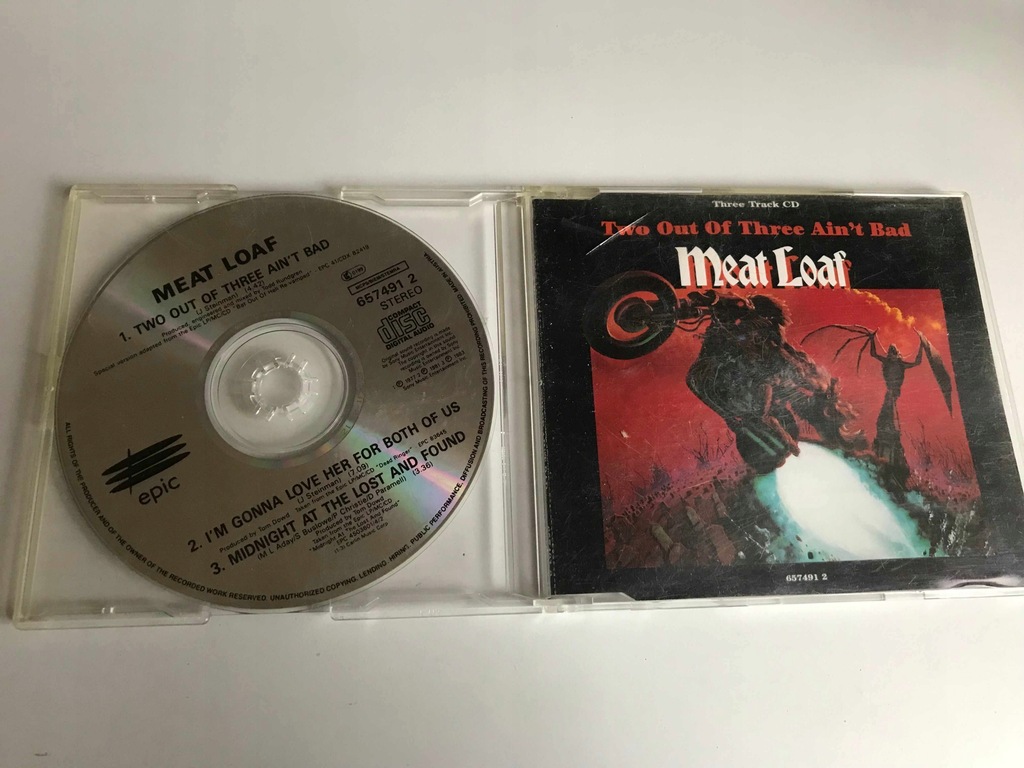 CD Meat Loaf Two Out of Three Ain't Bad STAN 4+/6