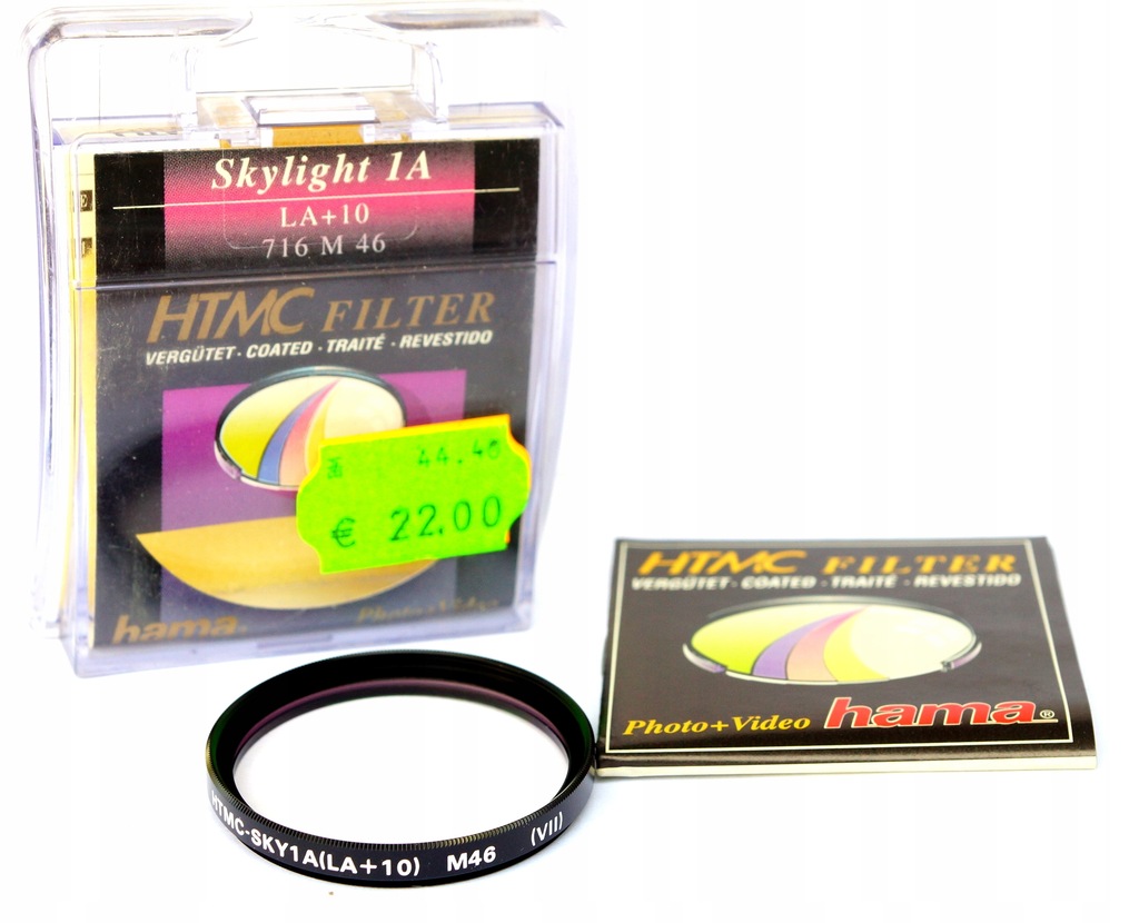 filtr Hama HTMC SKY1A LA+10 Skylight 46mm 716M46