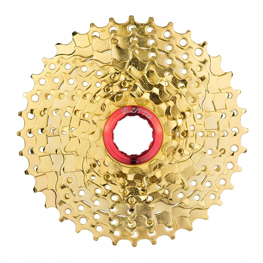Cassette Freewheel (9 , T) Gold Solid Construction