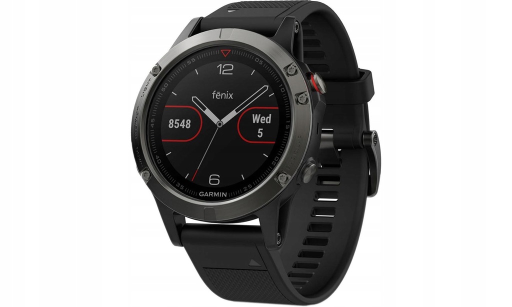 Zegarek sportowy Garmin Fenix 5 GPS HR Czarny