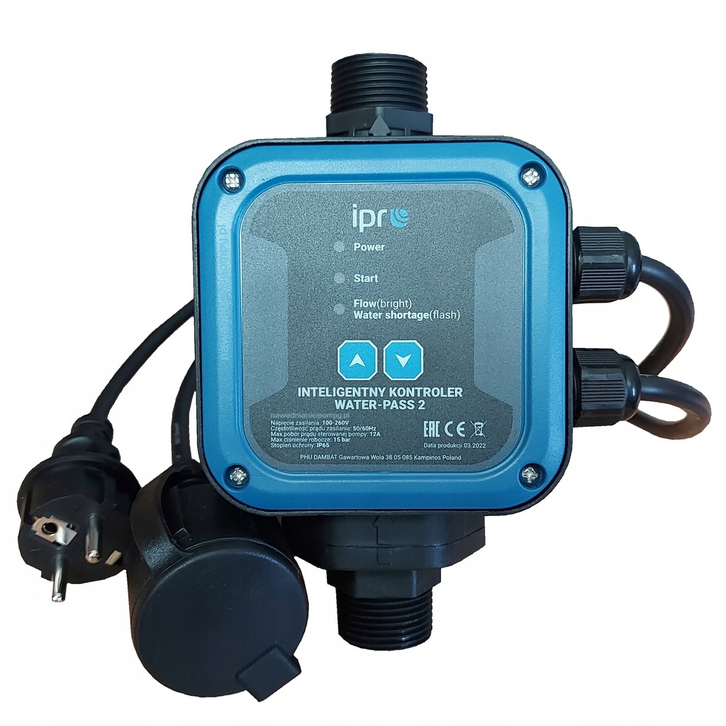 Wyłącznik ciśnieniowy Water Pass 2 12,0A 230V IPRO