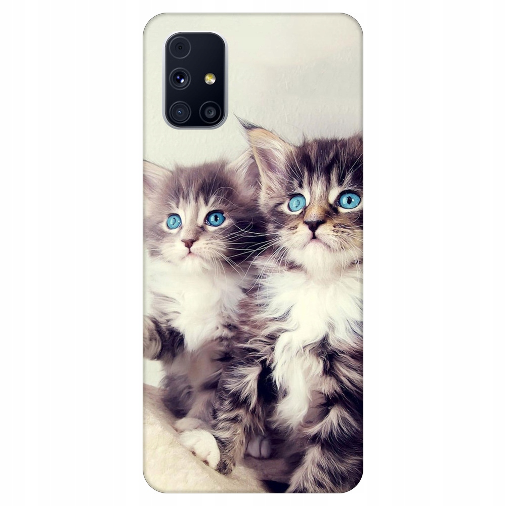 Etui do Samsung Galaxy M31s Koty kotki wzory