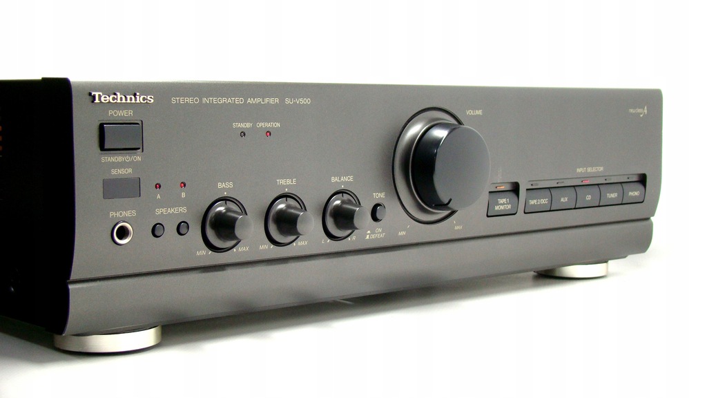 W super stanie wzmacniacz stereo TECHNICS SU-V500 - Japoński - New Class A