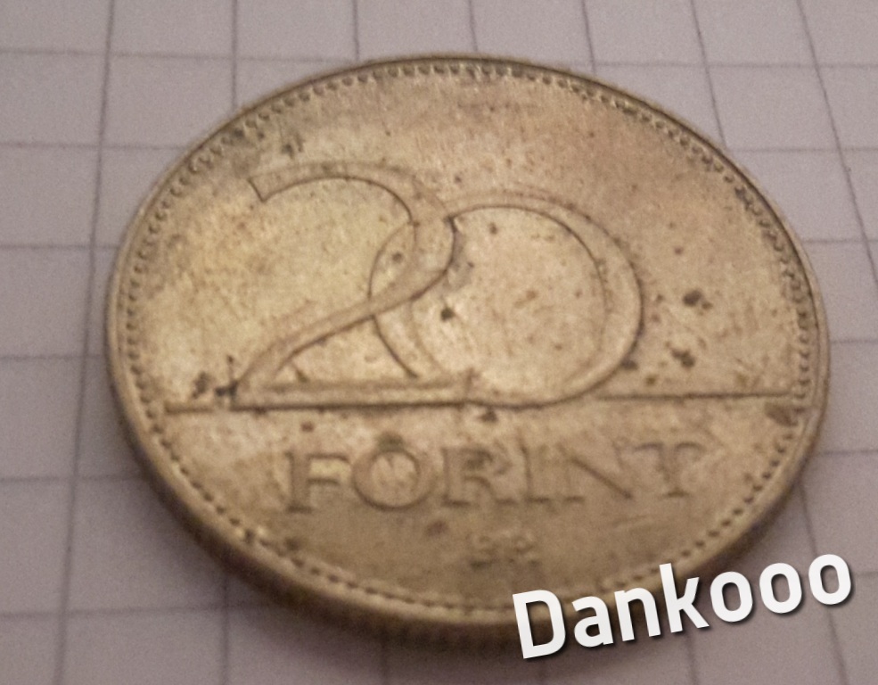 Monety Europy Węgry 20 Forint 2005