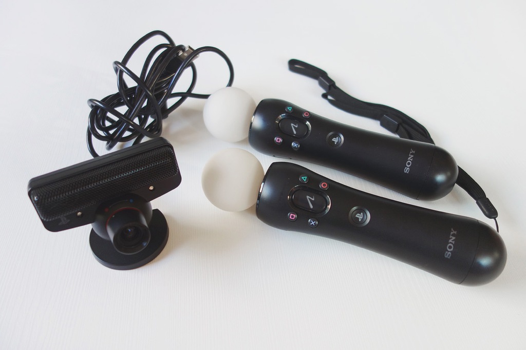 zestaw PS Move 2x kontroler kamera PS3 PS4 VR