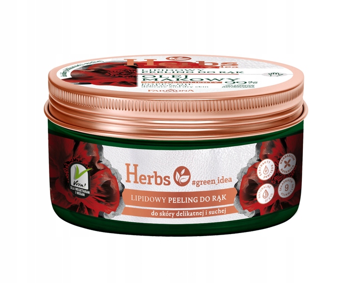 Farmona Herbs Lipidowy peeling do rąk makowy 100g