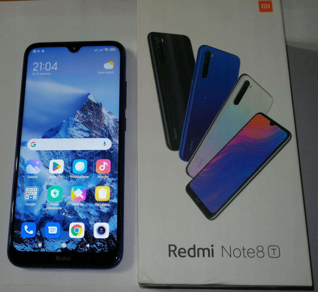 Xiaomi Redmi Note 8T 4+1GB/64GB 100% sprawny Android 11