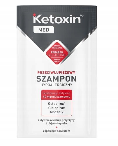 KETOXIN MED Szampon przeciwłupieżowy 6 ml hipoalergiczny