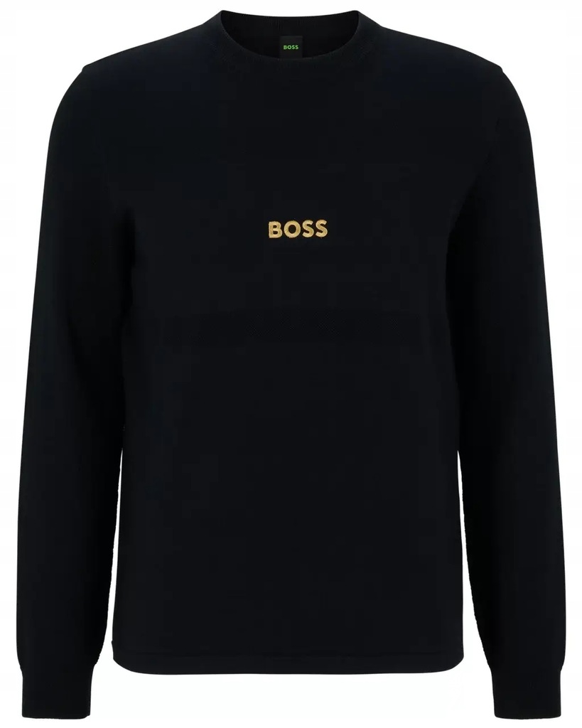 HUGO BOSS czarna bluza sportowa bawełna męska r. M