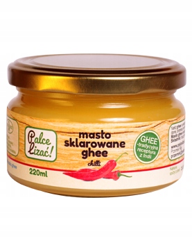 Masło sklarowane ghee z chili 220 ml