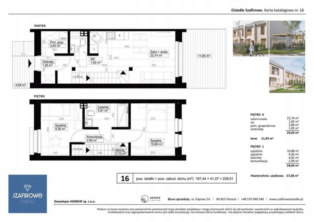 Mieszkanie, Szamotuły, Szamotuły (gm.), 57 m²