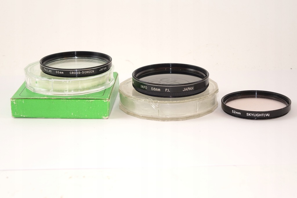 Zestaw 3 filtrów(55mm, 55mm, 52mm)
