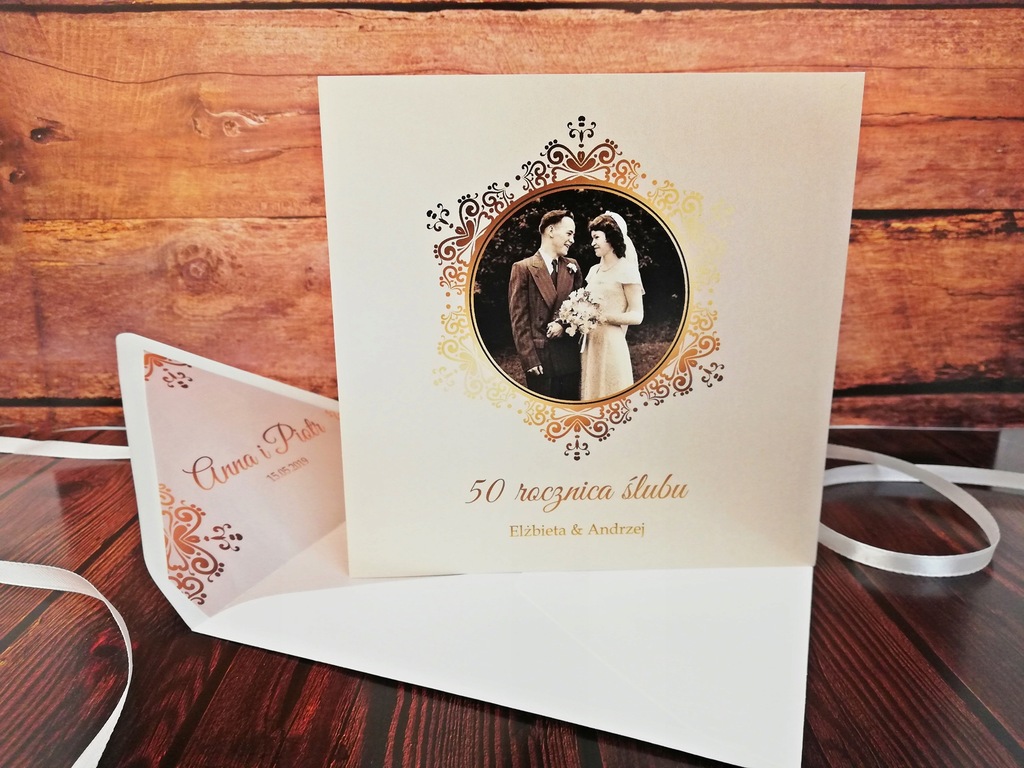 ZAPROSZENIA NA ROCZNICĘ ŚLUBU rocznica 50 40 30 25 - 7363277692