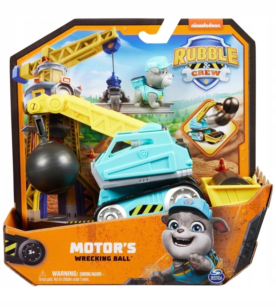 PSI PATROL RUBBLE & CREW MOTOR Z KULĄ DO NISZCZENIA
