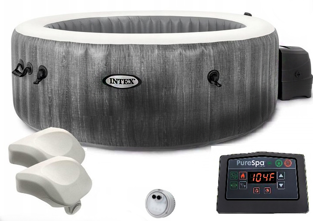 Jacuzzi Intex 28440 Pure SPA Greywood Deluxe Basen - 9097269812 ...