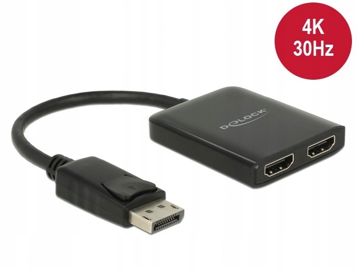 Splitter video DisplayPort 1.2 -> 2x HDMI 4K na