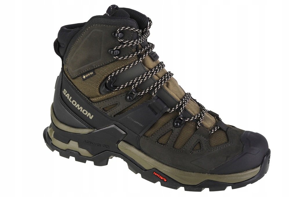 Salomon QUEST 4 GTX -46- Buty Trekkingowe Męskie Nubuk Zielony