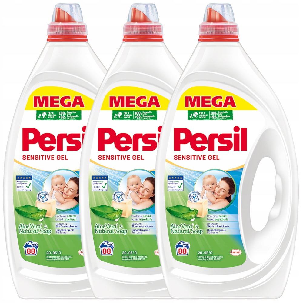 Persil Sensitive Delikatny żel do prania 3x 3,96l