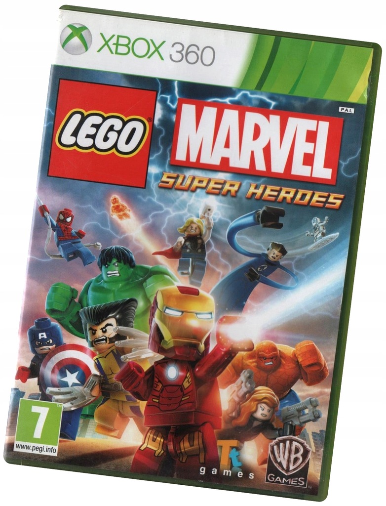 LEGO Marvel Super Heroes XBOX 360 Pudełkowa płytą - 7811875859 ...