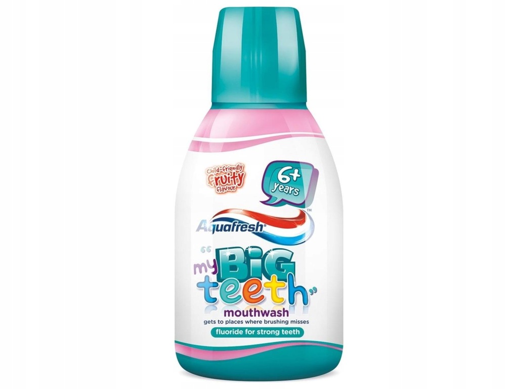 Aquafresh Big Teeth Mouthwash płyn do jamy ustnej