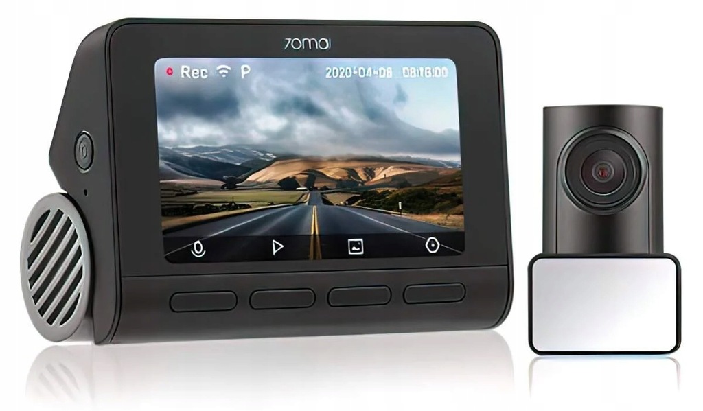 Wideorejestrator 70MAI A800S 4K + Kamera RC06 + Karta pamięci 128GB