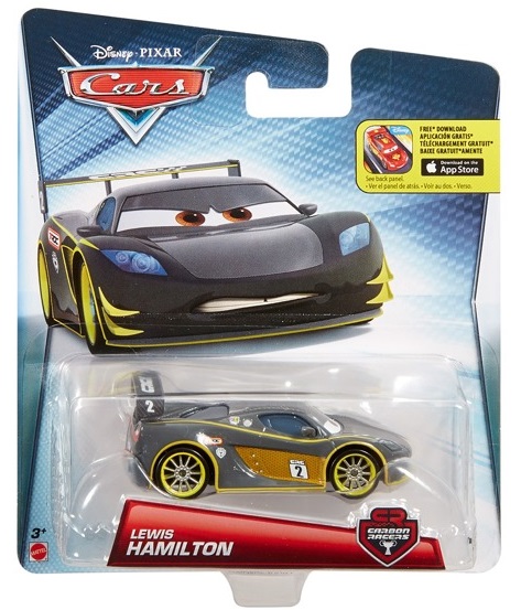 LEWIS HAMILTON CARBON RACERS Auta Cars 1:55 Mattel
