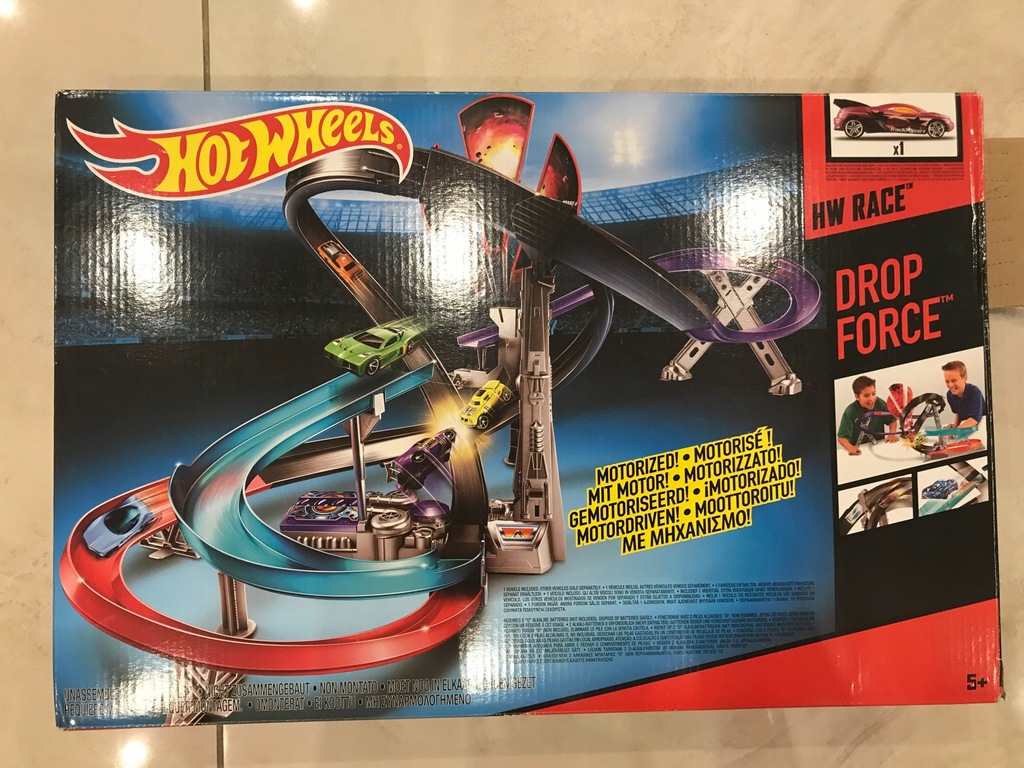 Hot wheels drop sales force track set