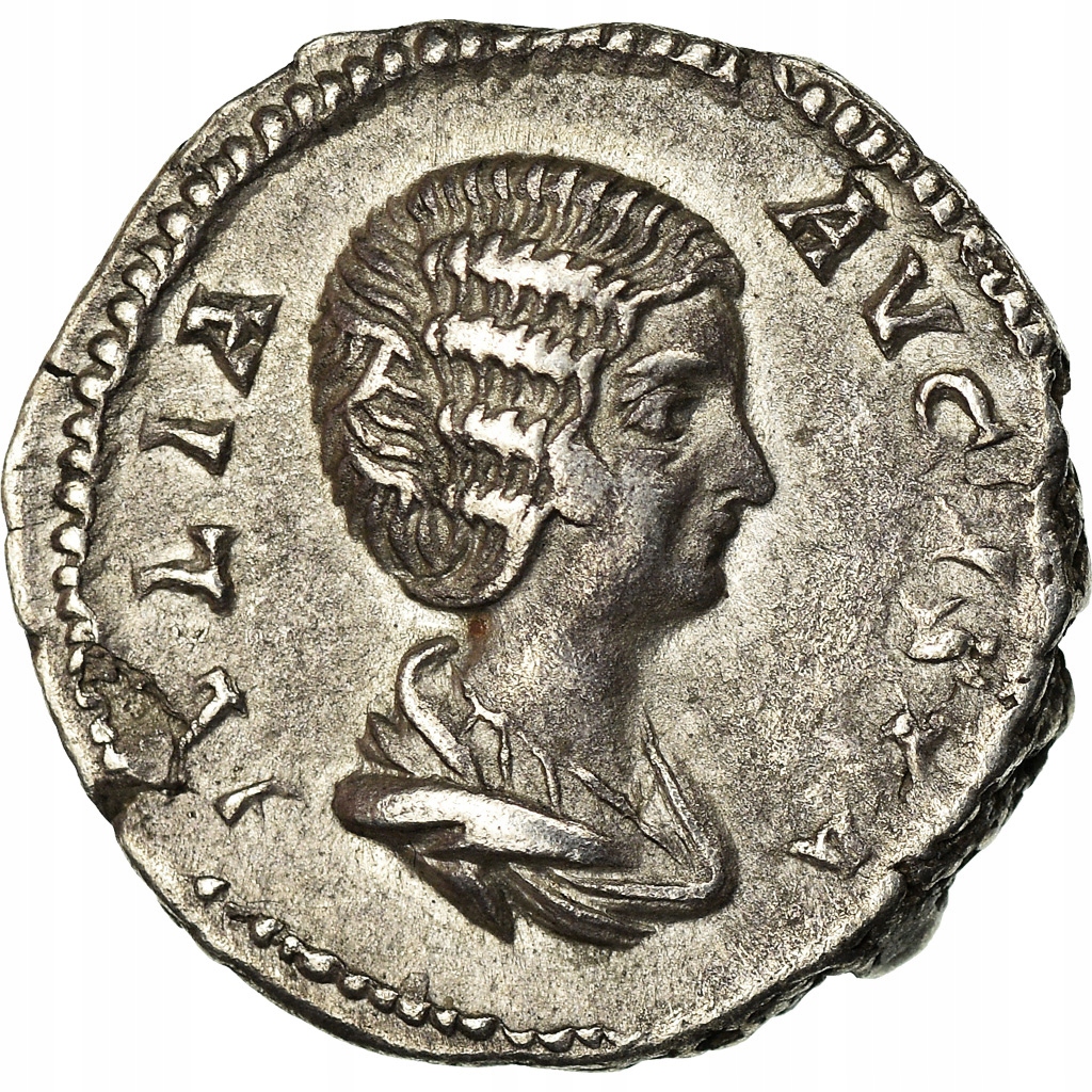 Moneta, Julia Domna, Denarius, Roma, AU(55-58), Sr