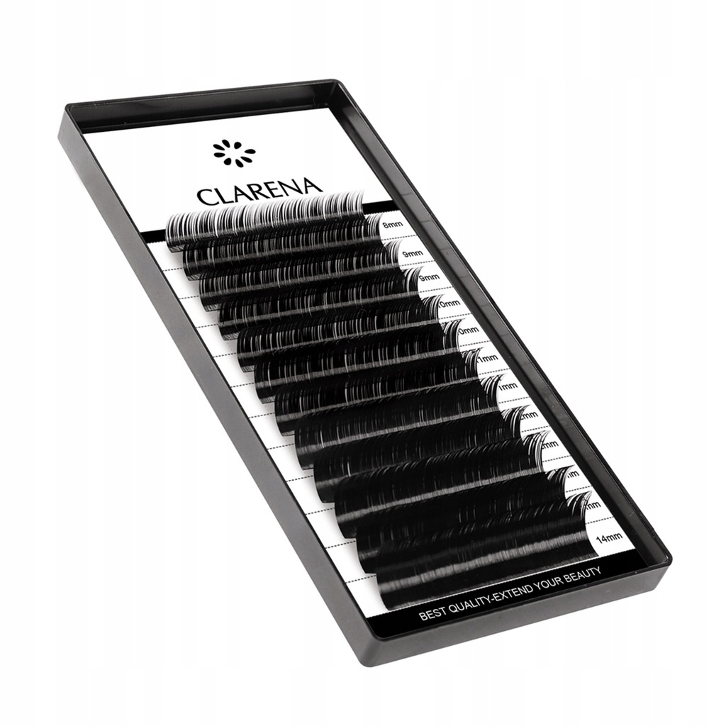 Rzęsy do Przedłużania Kaszmirowe B grubość 0,15mm ZESTAW LASHES KĘPKI