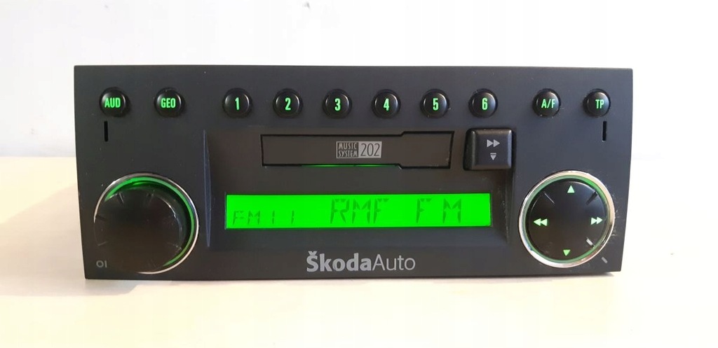 RADIO FABRYCZNE SKODA MS 202 MUSIC SOUND FABIA I 1999-2008