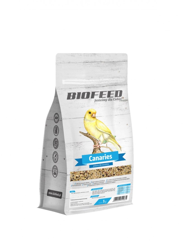 BIOFEED Basic Canaries - kanarek 1kg BIOFEED