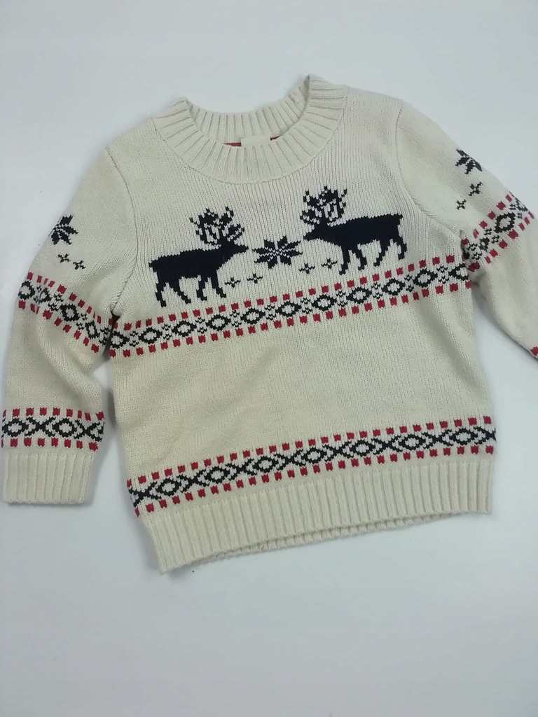 Sweter świąteczny norweski H&M na wiek 1- 2 lata