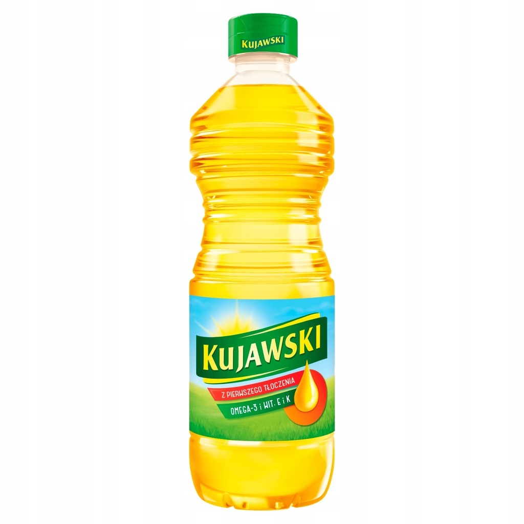 OUTLET Kujawski Olej rzepakowy z pierwszego tłoczenia 500 ml