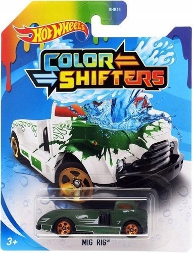  Hot Wheels 2020 Color Shifters MIGRIG Green/White : Toys & Games
