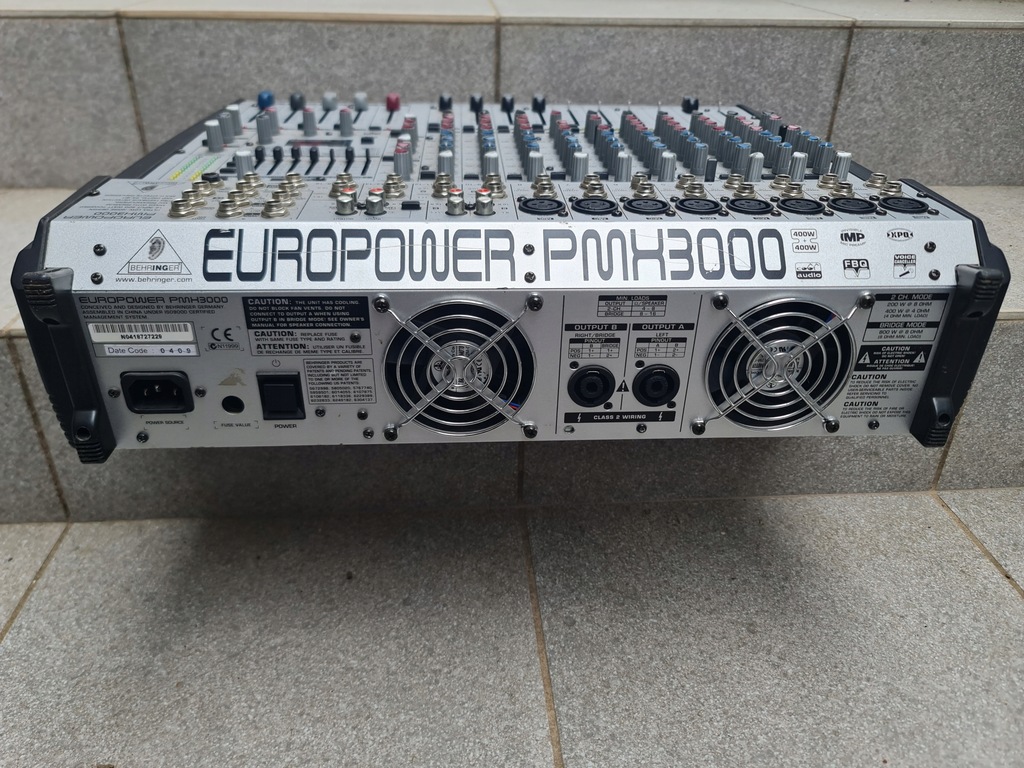 POWER MIXER BEHRINGER EUROPOWER PMX3000 12168057828 oficjalne