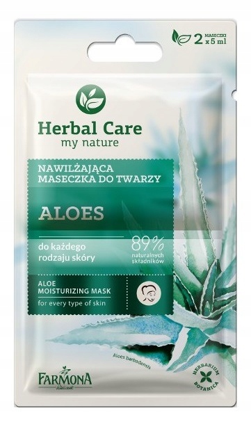 Maseczka do twarzy aloes 2x5ml Farmona