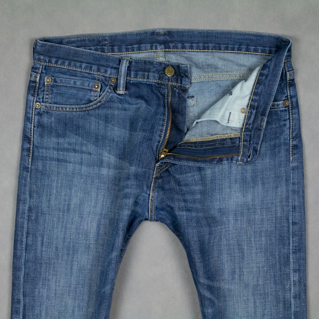 LEVIS 508 STRAIGHT SLIM MĘSKIE SPODNIE JEANS 33/32