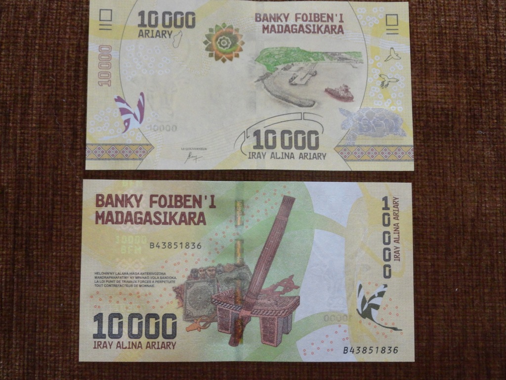 581.MADAGASKAR 10 000 ARIAR UNC