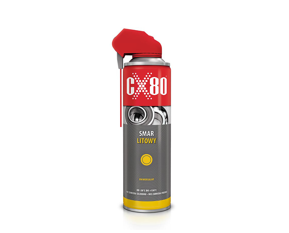 CX80 - Smar litowy 500ml Spray - uniwersalny