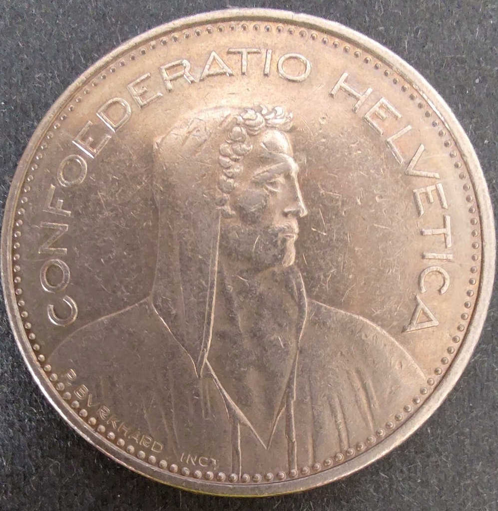 376 - Szwajcaria 5 franków, 1984