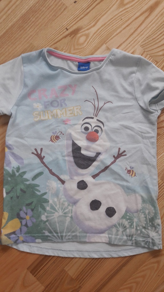 *DISNEY* BLUZKA Z OLAFEM, ROZ. 122.