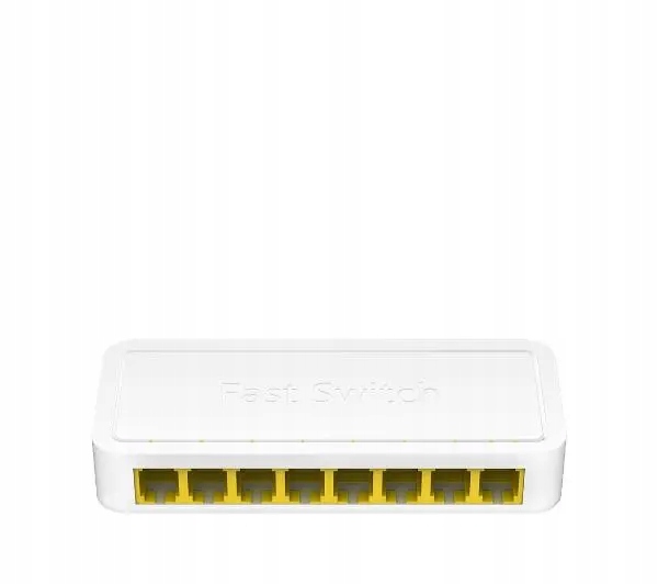 Switch Cudy FS108D 8 Portow LAN 10 / 100 Mbps Biały