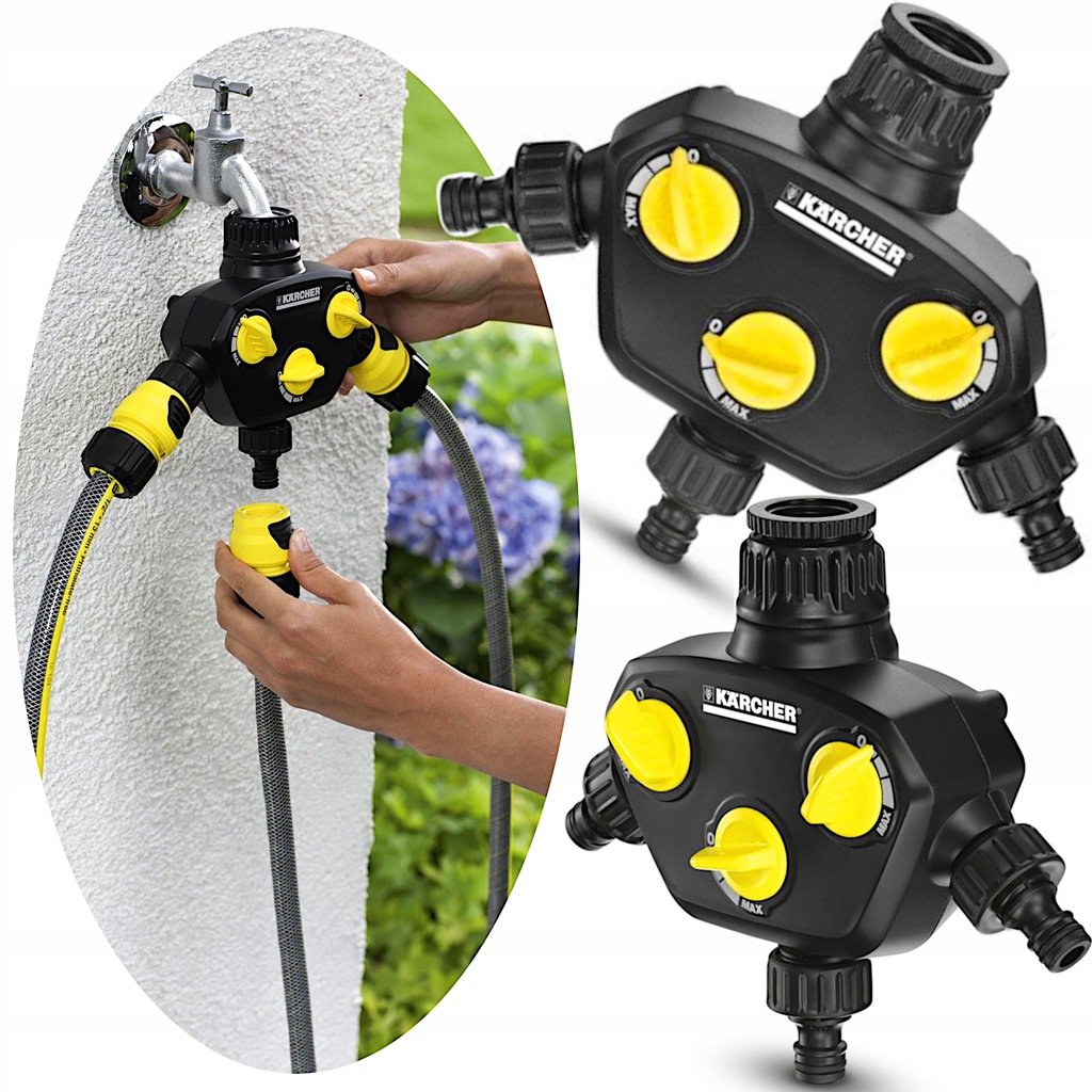 ADAPTER NA KRAN Z 3 WYJŚCIAMI KARCHER ADAPTER G3/4 8223053798