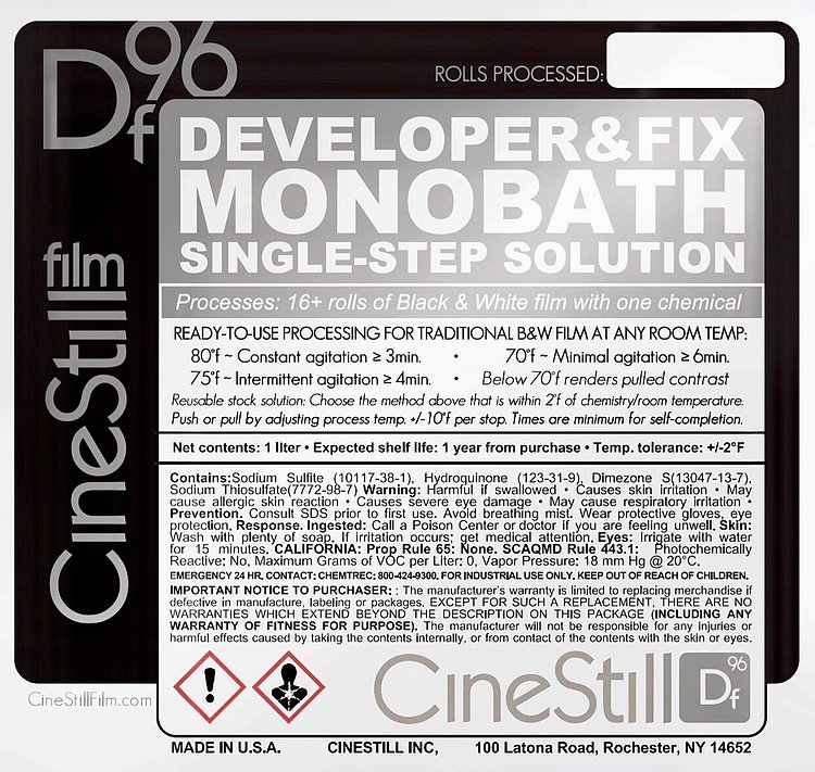 Купить CineStill Df96 Разработчик и исправление Monobath: отзывы, фото, характеристики в интерне-магазине Aredi.ru