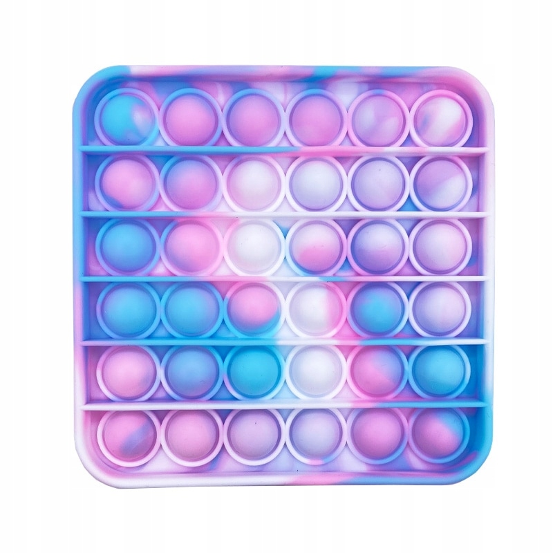 Pop It Push Bubble Sensory Rainbow Fidget Toy