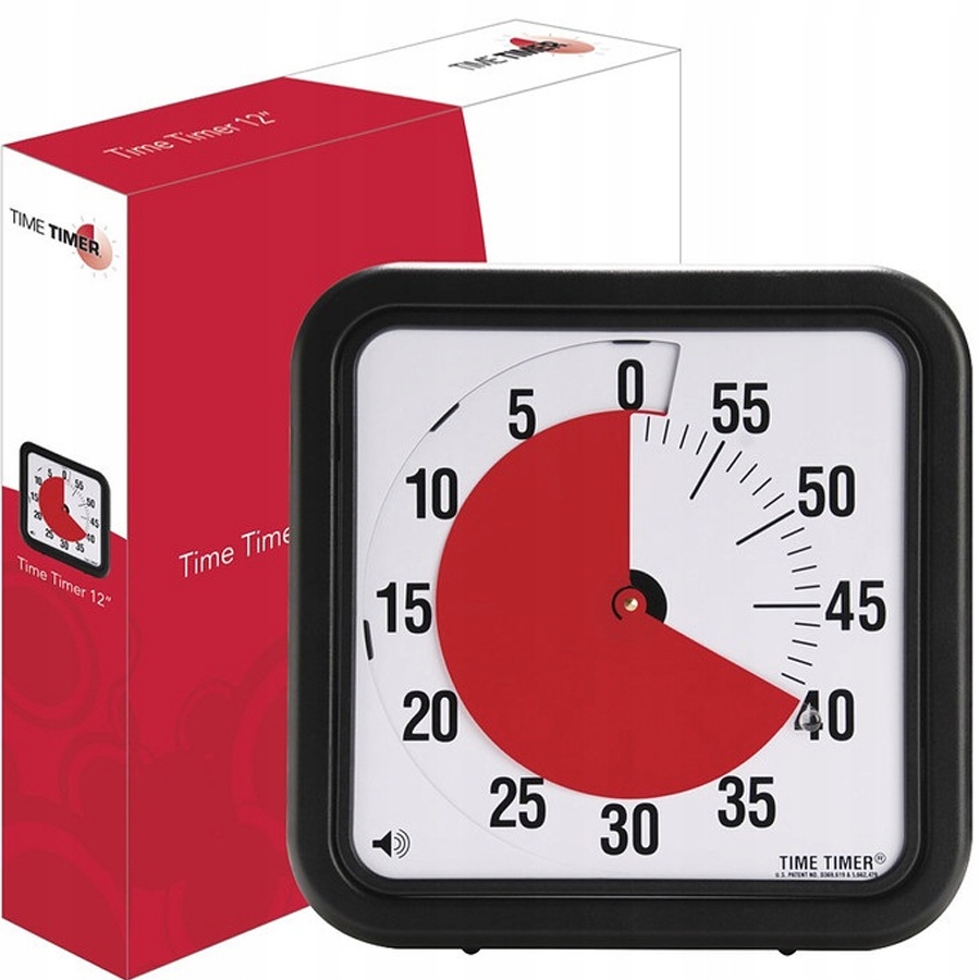 ZEGAR ODLICZAJĄCY Z DŹWIĘKIEM MINUTNIK TIME TIMER