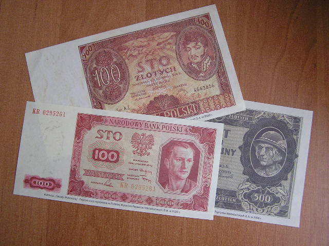 POLSKA ~~ BANKNOTY-Repliki ~~ SUPER! POLECAM!